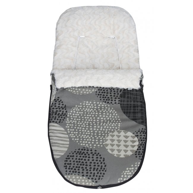 saco silla bugaboo invierno modelo pipas gris