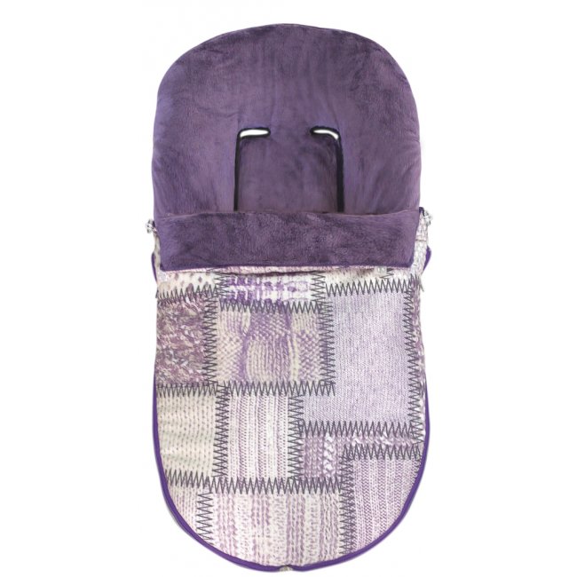 saco silla bugaboo invierno modelo retales malva